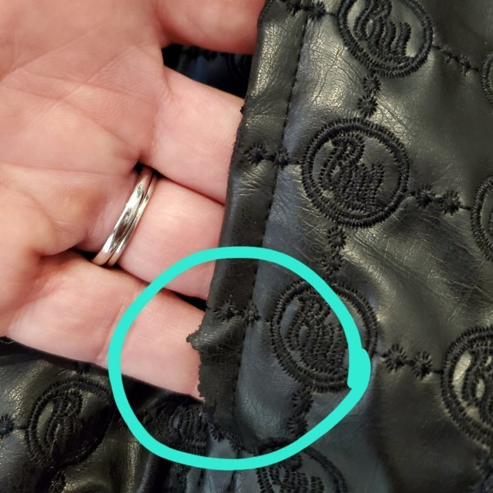 Rocawear Faux Leather Bomber Jacket XL - Picture 4 of 6